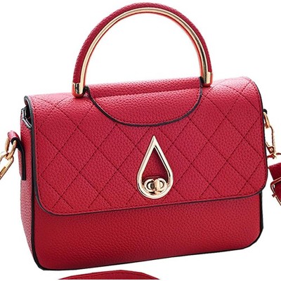Paaaawaters Women's Small Leather Handbag Tote Shoulder Crossbody Bag