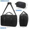 MaseiKar Travel Duffle Bag for Men, Weekender Bag for Women with Toiletry Bags, Carry On Overnight Bags with 17.3 inch Laptop Pouch - 2 of 4