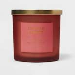 Colored Glass Candle Luminous Apricot Pink - Threshold™