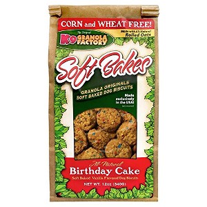 K9 Granola Factory K900334 Soft Bakes Birthday Cake, 12 oz - 1 of 3