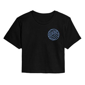 Women's - Avatar: The Last Airbender - Water Tribe Cropped Graphic T-Shirt - 1 of 4