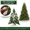 Casafield Realistic Pre-Lit Green Spruce Artificial Holiday Christmas Tree with Sturdy Metal Stand - 4 of 4