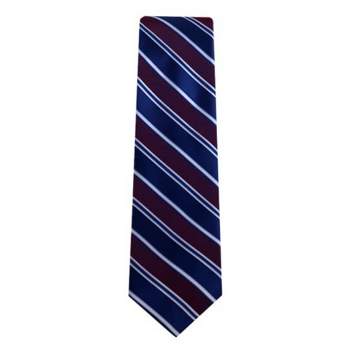 Men's Stripe Slim 2.5 Inch Wide And 58 Inch Long Woven Neckties