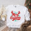 Simply Sage Market Women's Graphic Sweatshirt Merry Christmas Antlers - 3 of 4