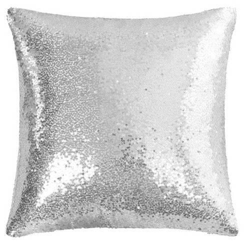 Piccocasa Decors Sequin Pillow Covers Shiny Sparkling Comfy Satin