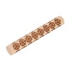 Unique Bargains Wood Clay Grain Texture Carved Fine Baking DIY Rolling Pins - 3 of 4