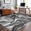 Modern Abstract Area Rug – Washable Stain-Resistant Carpet, Non-Slip & Non-Shedding for Living Room, Bedroom, Office - 3 of 4