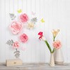 Farmlyn Creek 13 Pieces 3D Paper Flowers Decorations For Wall Decor, Pink Floral Ornamentation with Lilies and Butterflies - 3 of 4