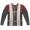 Men's Priest (Front Back Print) Long Sleeve Costume T-Shirt - 2 of 4