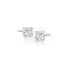 Ross-Simons 6-6.5mm Cultured Pearl and .60 ct. t.w. CZ Jewelry Set: 3 Pairs Of Earrings in Sterling Silver - 4 of 4