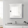 Teamson Home Madison Removable Wooden Medicine Cabinet with Mirrored Door, White - 2 of 4