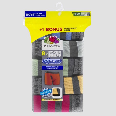 Men's Fruit of the Loom® Breathable Micro-Mesh 4-pack Assorted Boxer Briefs