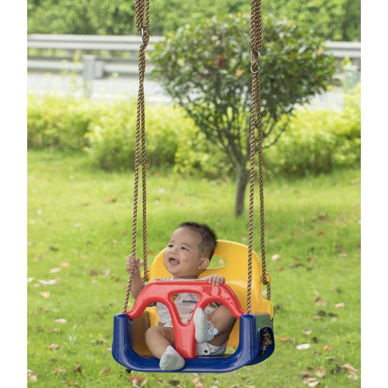 PLAYBERG 3 in 1 Baby Toddler and Teens Playground Hanging Swing Seat, 2 of 7