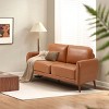 EROMMY 65" PU Loveseat Sofa,Upholstered Loveseat Couch With Comfy Deep Seat,Comfortable And Stylish Two-Seater,Elegant Sofa For Apartments, Studios - 2 of 4