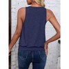 Clotth Womens Tank Tops Casual V Neck Sleeveless Summer Spring Clothes Loose Fit Cute Outfit Basic Cami Fashion Shirts - 4 of 4