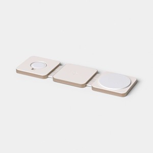 Qi2 Wireless 3-in-1 Folding Charging Pad - Stone White - heyday™ White - 1 of 3