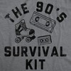 Mens Funny T Shirts The 90s Survival Kit Sarcastic Retro Graphic Tee For Men - Crazy Dog Men's T Shirt - 2 of 4