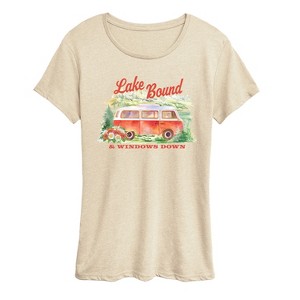 Women's - Instant Message - Lake Bound Short Sleeve Graphic T-Shirt - 1 of 4