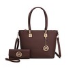 MKF Collection Vanessa Women's Fashion Tote & Wallet Set Handbag by Mia K - 2 of 4