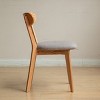 FURNIinspire Dining Chairs Wooden Dining Chair, Simple Modern Dining Room Chair Armless Chair for Kitchen Island Bar, Grey, 21.85"*18.7"*30.71" - 2 of 4