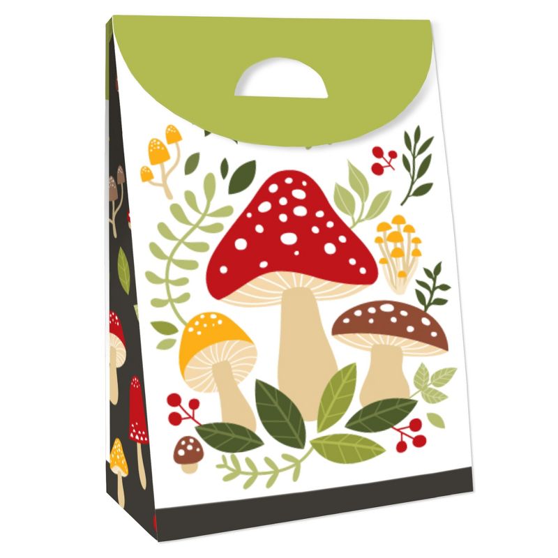 Big Dot of Happiness Wild Mushrooms - Red Toadstool Party Gift Favor Bags - Party Goodie Boxes - Set of 12, 4 of 10