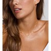 Gold Initial Necklaces for Women, Dainty Letter Choker Necklace, Personalized Monogram Name - 2 of 4