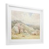 Stupell Industries Lambs Strolling Pastel Countryside Framed Print Under Glass - 2 of 4