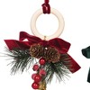 Gallerie II Gold Bell Pinecones and Ribbon Ornament Assortments of 2 - 2 of 3