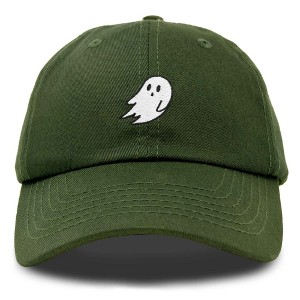 Dalix Ghost Embroidered Mens Womens Cotton Dad Hat Baseball Cap Adjustable - 1 of 4
