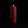 FIA Wick Red Pillar Candle (Set of 2) - 2 of 2