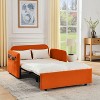 NicBex Modern Pull Out Sofa Bed Velvet Convertible Sleeper Sofa with USB Ports and 2 Pillows for Living Room - 4 of 4