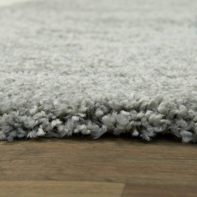 Chapelle Gray and Multicolor Geometric Shag Area Rug 5' x 7'