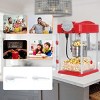 INFURNIC Popcorn Poppers Tabletop Popcorn Maker with 6 Oz Stainless Steel Kettle Scoop and Measuring Tool, Red, 10.43"*11.02"*16.54" - 4 of 4