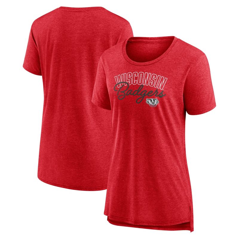 NCAA Wisconsin Badgers Women&#39;s T-Shirt, 1 of 4