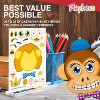 Playbees Make A Zoo Animal Stickers – 12-Pack for Creative Fun and Imaginative Play - image 4 of 4