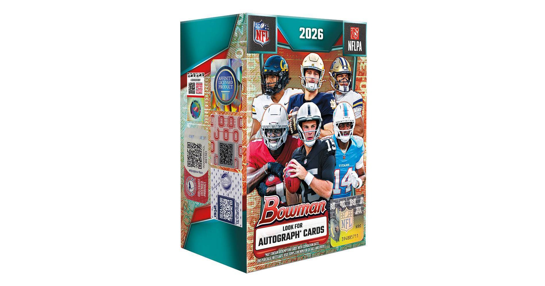 2026 Topps NFL Bowman Football Trading Card Value Box
