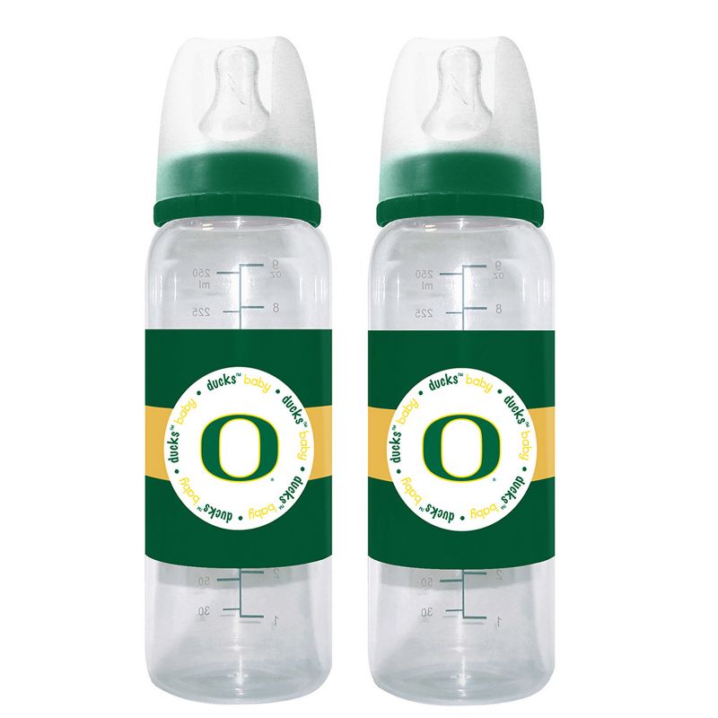 BabyFanatic Officially Licensed NCAA Oregon Ducks 9oz Infant Baby Bottle 2 Pack, 2 of 4