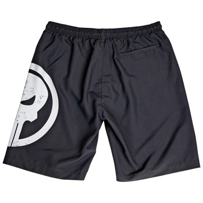 Punisher Mens Marvel Comics The Punisher Skull Symbol Board Shorts - Medium (32-34) — фото 2