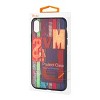 Reiko iPhone X/iPhone XS Embossed Wood Pattern Design TPU Case with Multi-Letter - 4 of 4