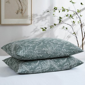 Southshore Fine Living Winter Brush Collection Set of 2 Pillowcases, ultra-soft easy care microfiber - 1 of 4