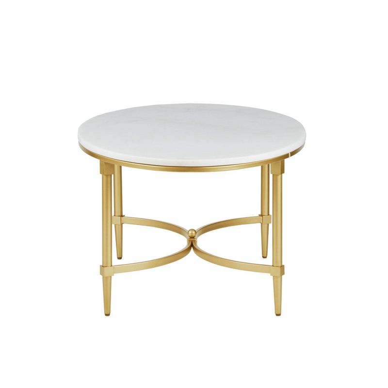 Bordeaux Coffee Table White/Gold, 6 of 12