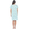 Casual Nights Women's Super Soft Yummy Nightshirt, Short Sleeve Nightgown, Night Dress with Fun Prints & Patterns - 4 of 4