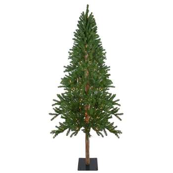Northlight 7' Pre-Lit Medium Alpine Artificial Christmas Tree, Clear Lights