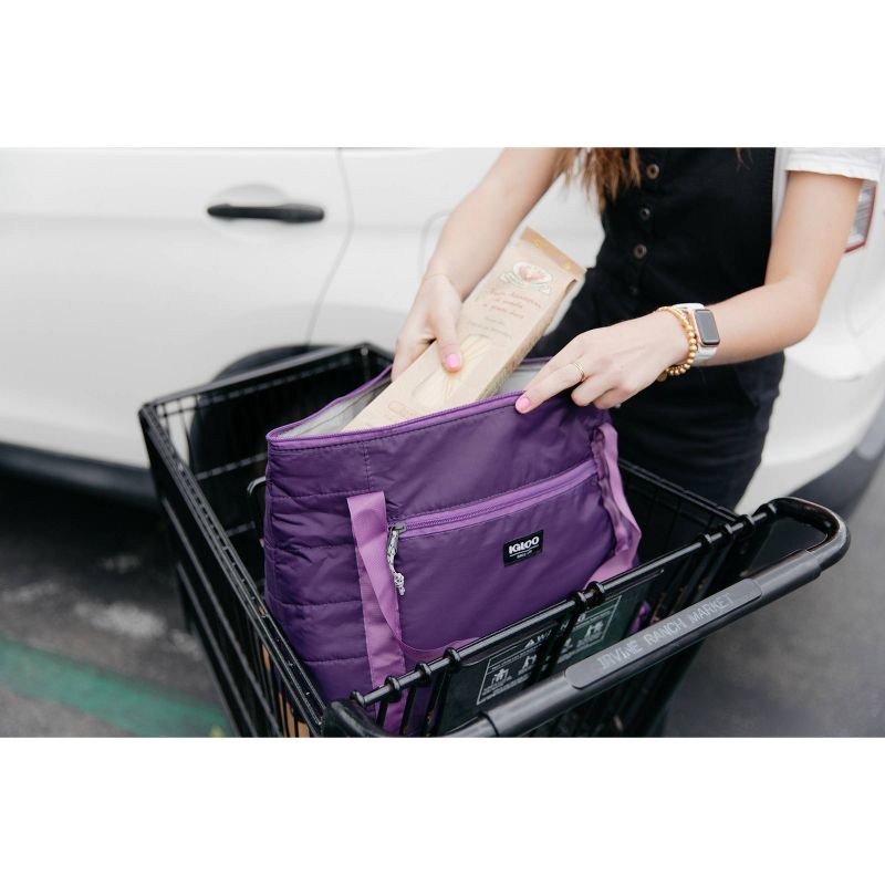 Igloo Packable Puffer 15.25qt Cooler Bag - Purple, 5 of 10