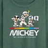 Women's - Disney - Mickey Universe Calling Lightweight French Terry Wide Neck Long Sleeve Shirt - 2 of 4