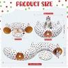 35.4'' Cat Tunnel Bed with Toy Ball, Polka Dots Red and Green Christmas Decorations, for Cats and Small Animals - 3 of 4