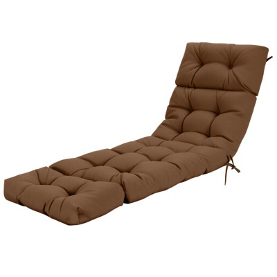 Tangkula 73" Lounge Chaise Cushion Padded Recliner Cushion
