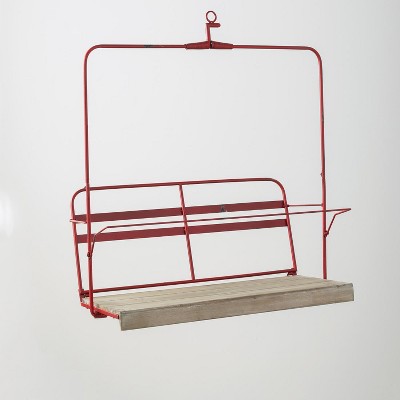 Sullivans Ski Lift Hanging Display 33"H Red