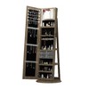Lyngins 360° Jewelry Cabinet Standing, Jewelry Organizers & Storage with Full Length Mirror, Jewelry Armoire Organizer, Earring Holder Organizer - 2 of 4