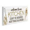 Stupell Industries Count Memories Not Calories, 7" x 17" - 3 of 4